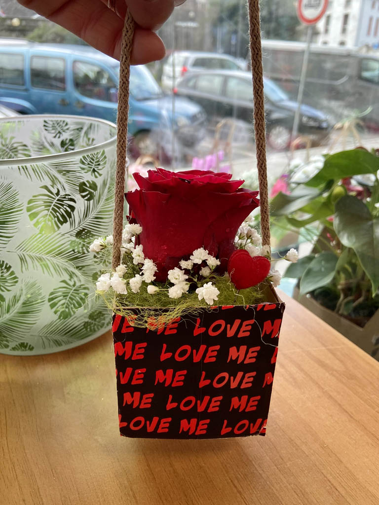 Fiori San Valentino scatola Love